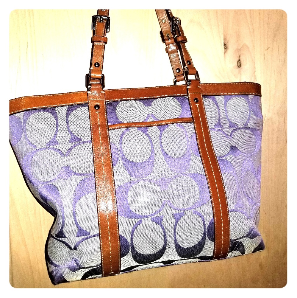 COACH LARGE SHOPPERCTOTE HANDBAG